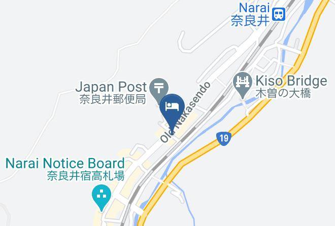 Shiojiri City - Oyado Iseya Maps