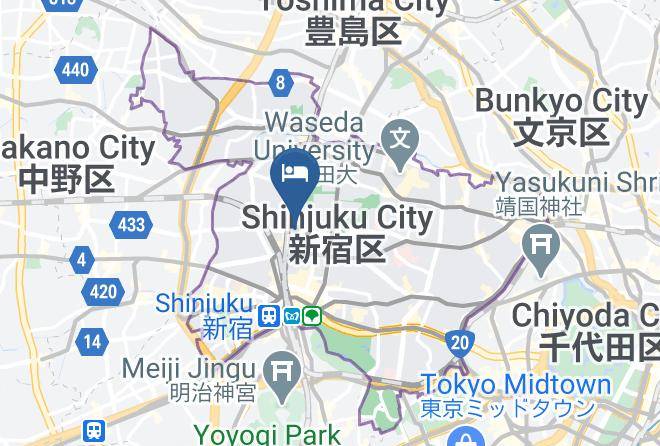 Shinjuku Ward - Oyado Kokochi Maps