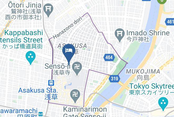 Taito Ward - Oyado Matsumura Maps