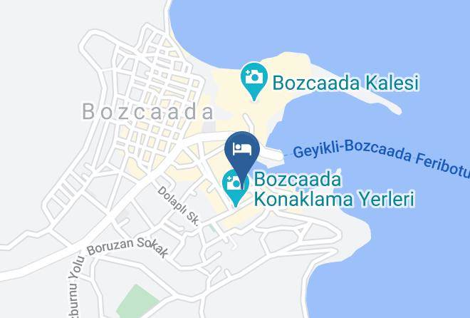 Bozcaada - Bozcaada Oyku Butik Otel Maps