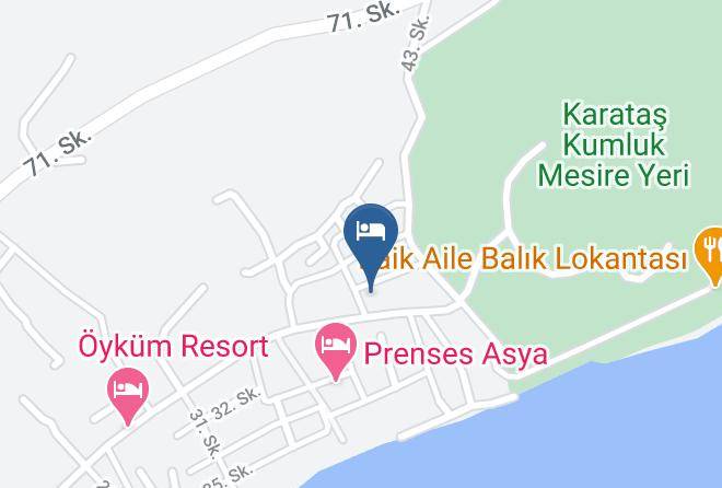 Karatas - Oykum Tatil Koyu Maps