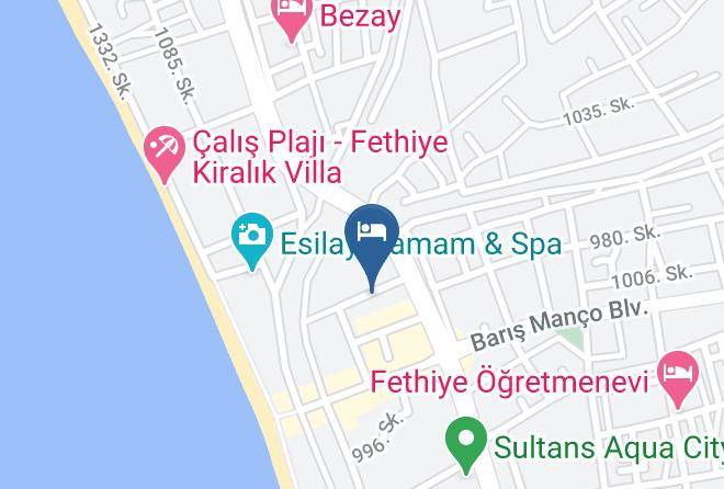 Fethiye - Oykun Hotel Maps