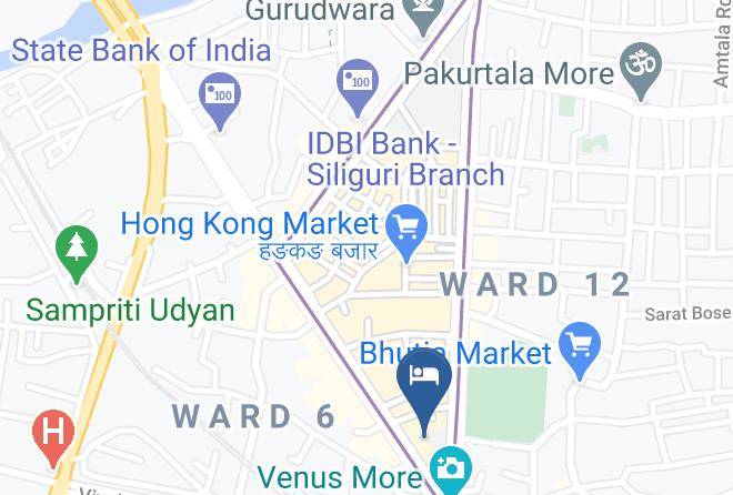 Siliguri - Hotel Niladri Palace Maps