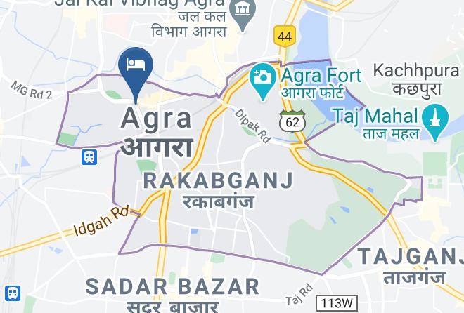 Agra - Hotel Downtown Maps