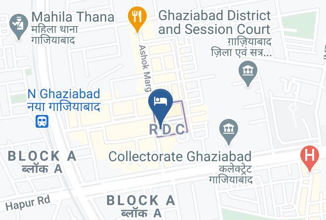 Ghaziabad - Fabhotel Garden Grill Maps