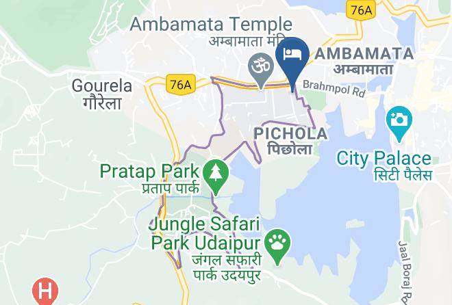 Udaipur - Hotel Royal Pratap Niwas Maps