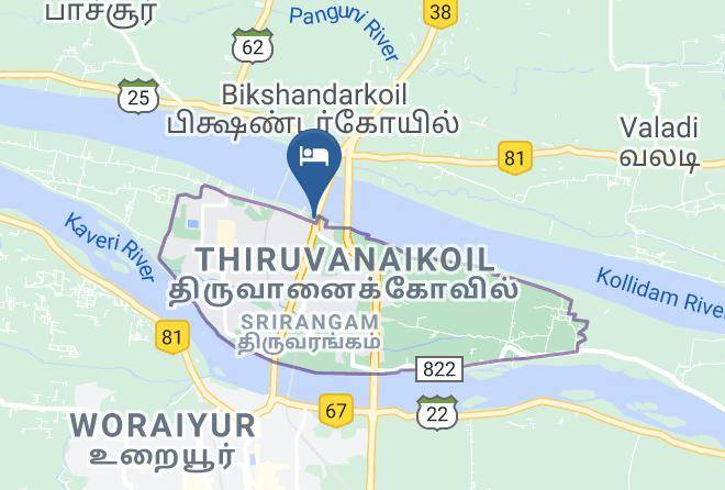 Tiruchirappalli - Hotel Srees Maps