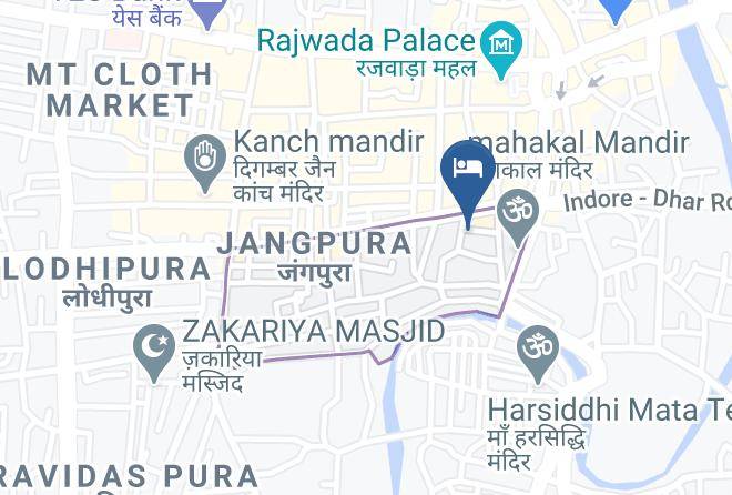 Oyo 16740 Virat Hotel And Restaurant Map - Madhya Pradesh - Indore