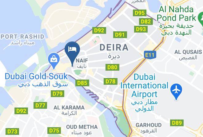 Dubai - Oyo 180 Evin Hotel Maps