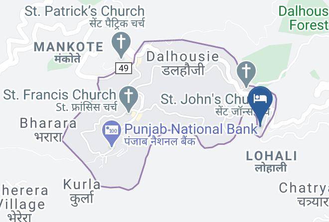 Dalhousie Sub District - Hotel King's Dalhousie Maps