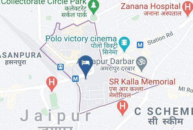 Jaipur - Hotel Thikana Palace Maps