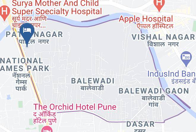 Pune - Fabhotel Sadanand Maps