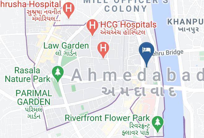 Ahmadabad - Hotel Rudra Mahal Maps