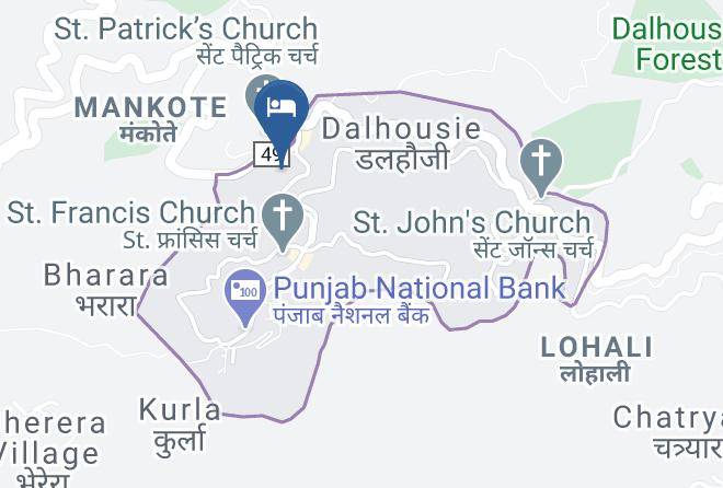 Dalhousie Sub District - Lall Ji Tourist Resort Maps