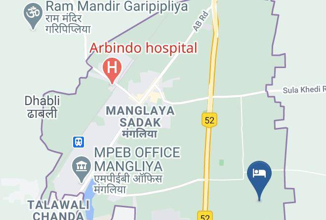 Oyo 29344 Rishabh Residency Map - Madhya Pradesh - Indore