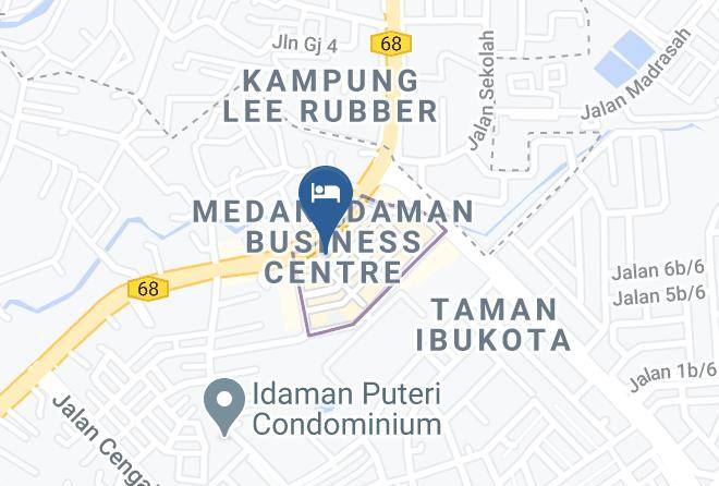 Kuala Lumpur - Fast Hotel Idaman Maps