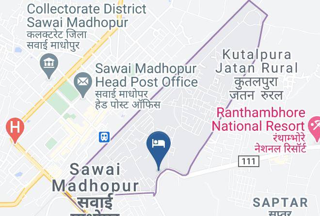 Sawai Madhopur - Hotel Ankur Resort Maps