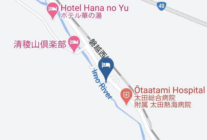 Oyo 44676 Tsuki No Niwa Map - Fukushima Pref - Koriyama City