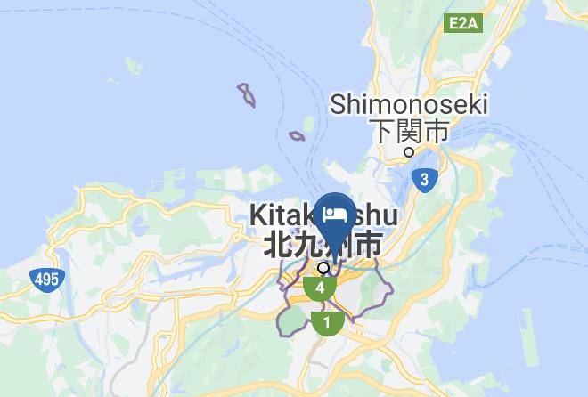 Oyo 44821 Hotel Tetora Kitakyushu Map - Fukuoka Pref - Kitakyushu City Kokurakita Ward