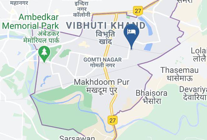 Lucknow - Fabhotel Golden Galaxy Maps