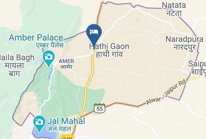 Jaipur - Hotel Roshan Haveli & Resorts Maps