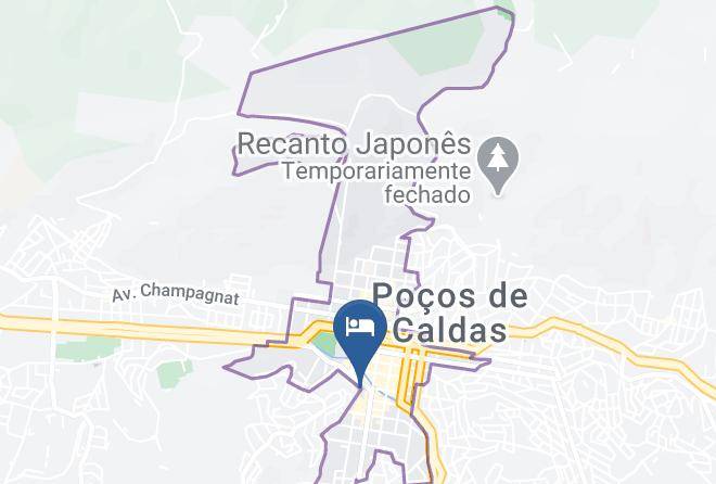 Pocos De Caldas - Hotel Dos Nobres Maps