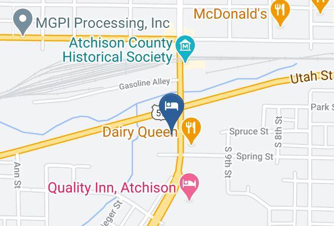 Atchison - Hotel Eastin Atchison Maps
