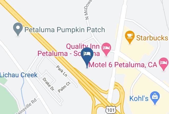 Sonoma - Americas Best Value Inn Petaluma Maps