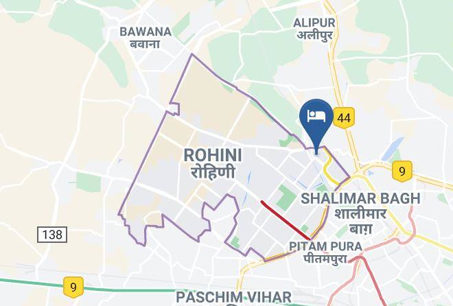 New Delhi - Oyo Townhouse 280 Chugh House Maps