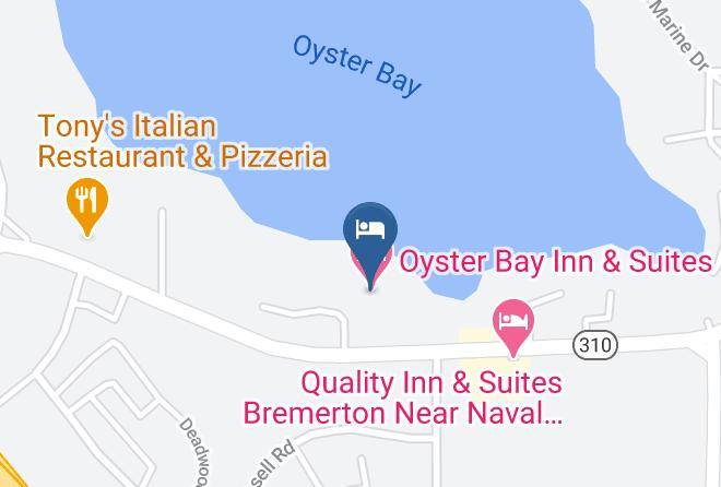 Kitsap - Oyster Bay Inn & Suites Maps