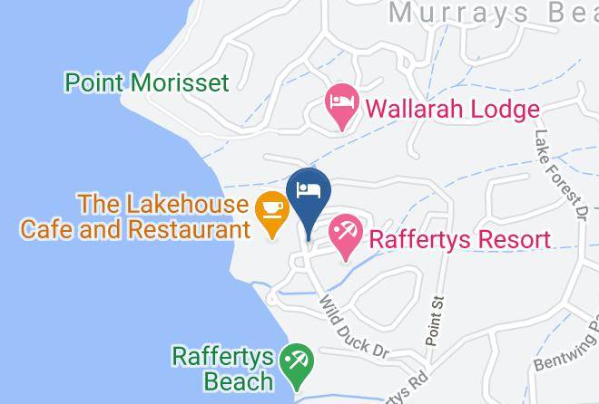 Lake Macquarie - Raffertys Resort Lake Macquarie Maps