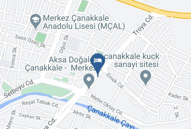 Canakkale Ismet Pasa - Oytun Park Hotel Maps