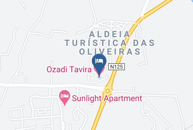 Tavira - Ozadi Tavira Hotel Maps