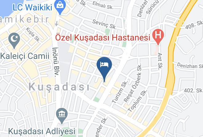 Kusadasi - Ozcam Otel Maps