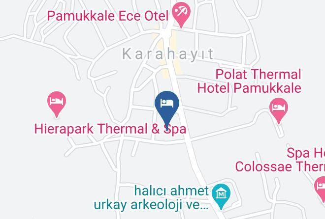 Pamukkale - Ozdemir Termal Hotel Maps