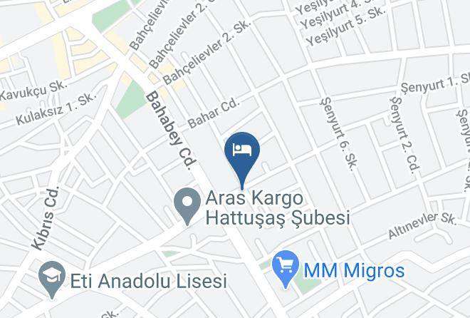 Corum Bahcelievler - Ozdogan Otel Pansiyon Maps
