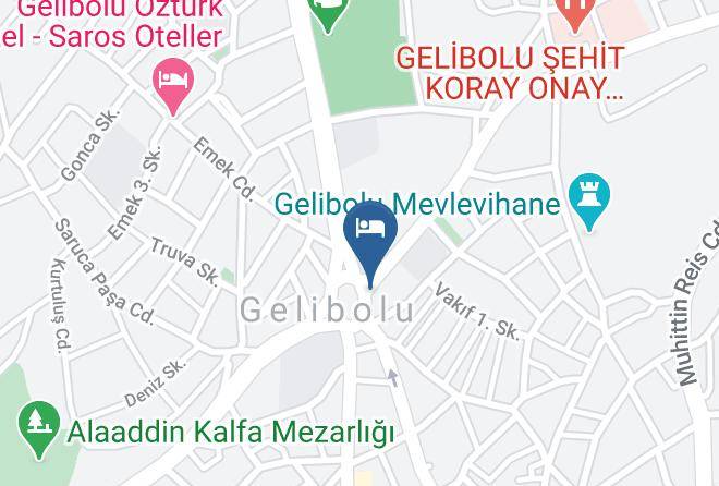 Gelibolu - Ozen Otel Maps