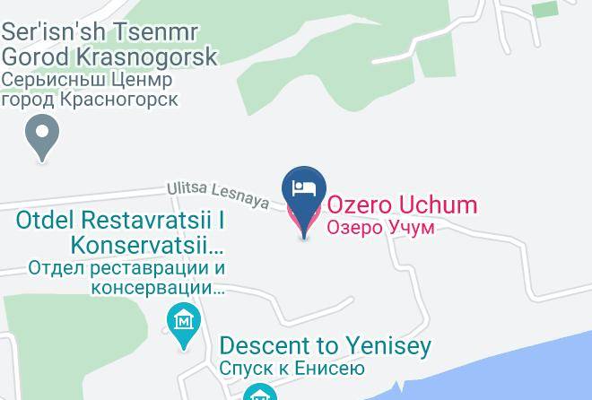 Krasnoyarsk - Ozero Uchum Maps