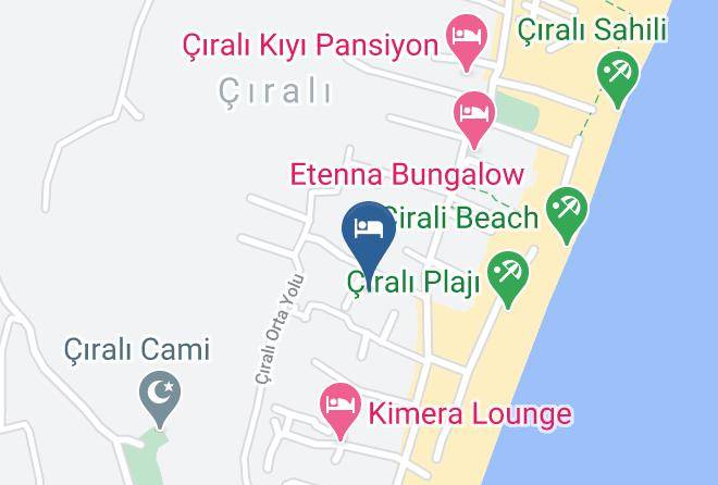 Antalya - Ozge Hotel & Bungalows Maps