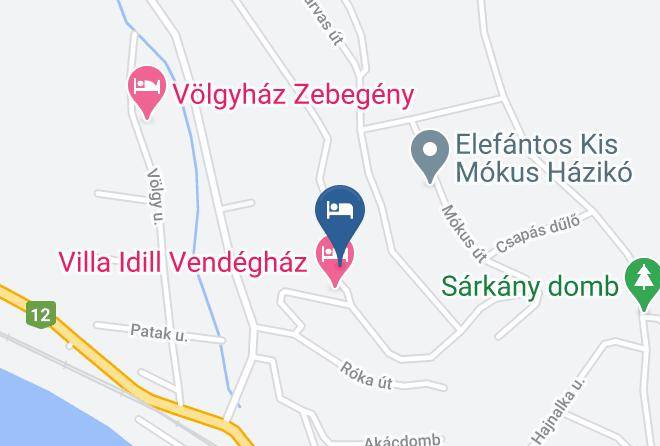 Zebegeny - Ozgida Nyaralohaz Maps
