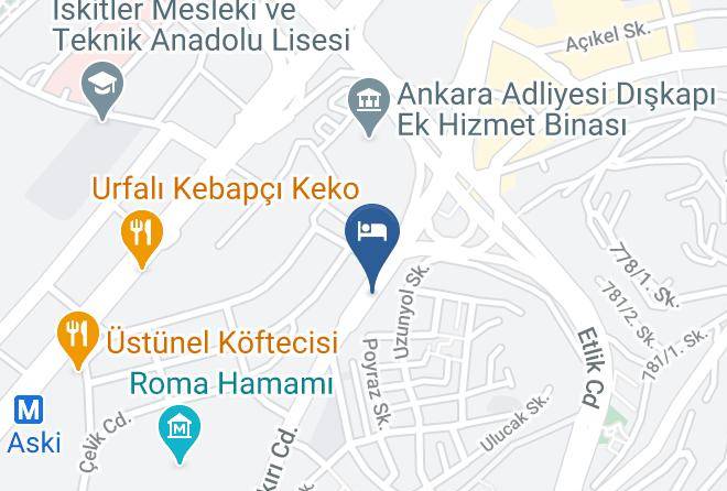 Altindag - Ozgun Hotel Maps