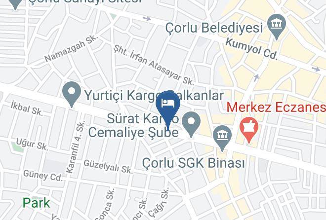 Corlu - Ozgun Hotel Maps