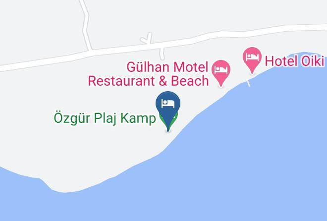 Ozgur Plaj Kamp Map