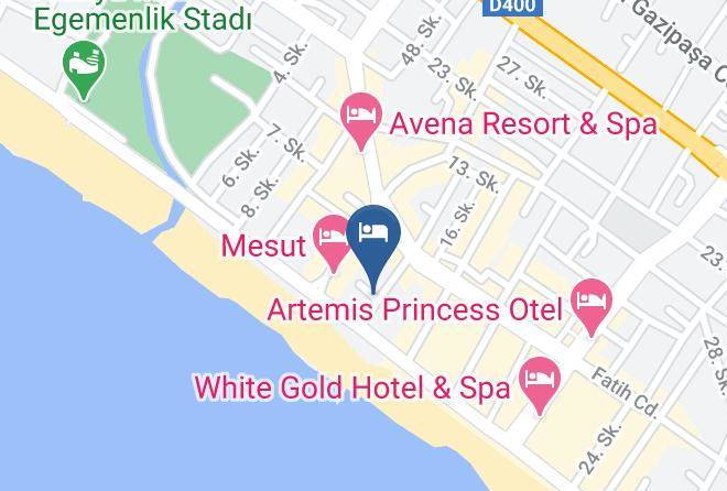 Alanya - Grand Atilla Otel Maps