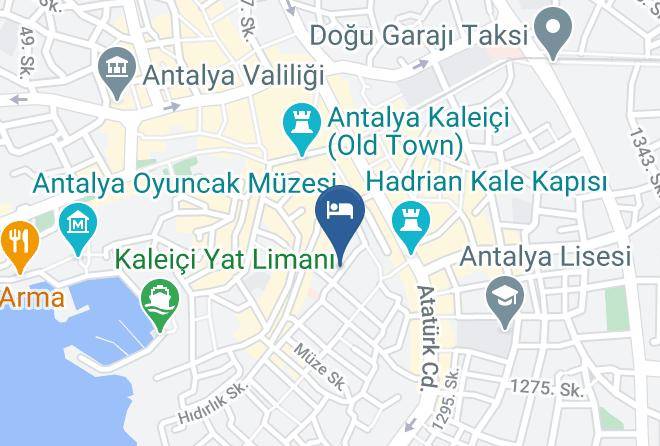Muratpasa - Kaleici Ozkavak Hotel Maps