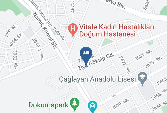 Kepez - Ozkavak Otel Maps