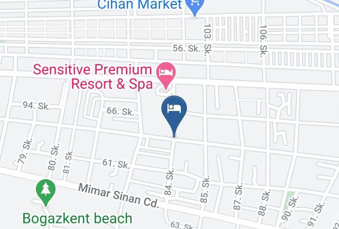 Bogazak - Ozkayalar Otel Maps