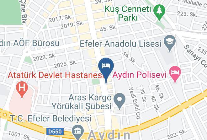 Efeler - Ozlu Hotel Aydin Maps