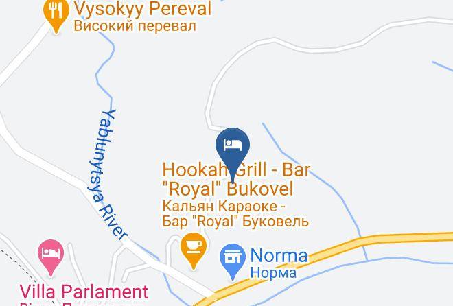 Yaremcha - Ozone Minihotel Maps