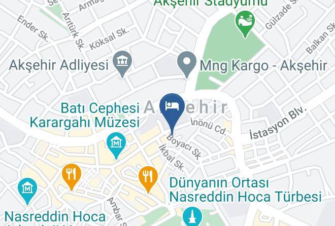 Aksehir - Aksehir Ozpark Hotel Maps